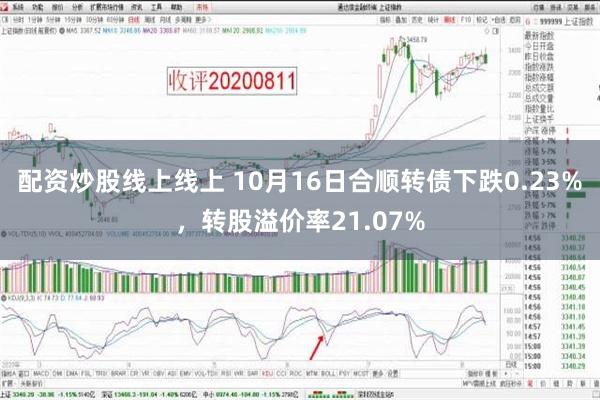 配资炒股线上线上 10月16日合顺转债下跌0.23%，转股溢价率21.07%