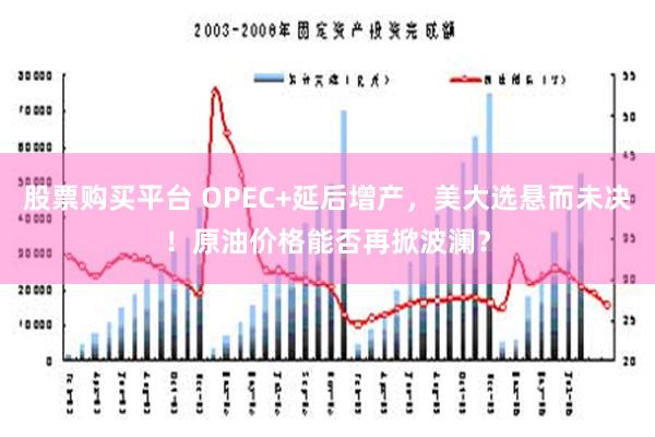 股票购买平台 OPEC+延后增产，美大选悬而未决！原油价格能否再掀波澜？